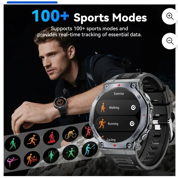 Military Smartwatch For Men - Picture 5 of 7